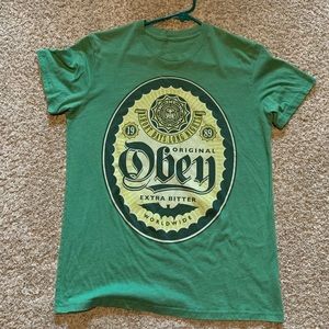 Green Obey T-shirt